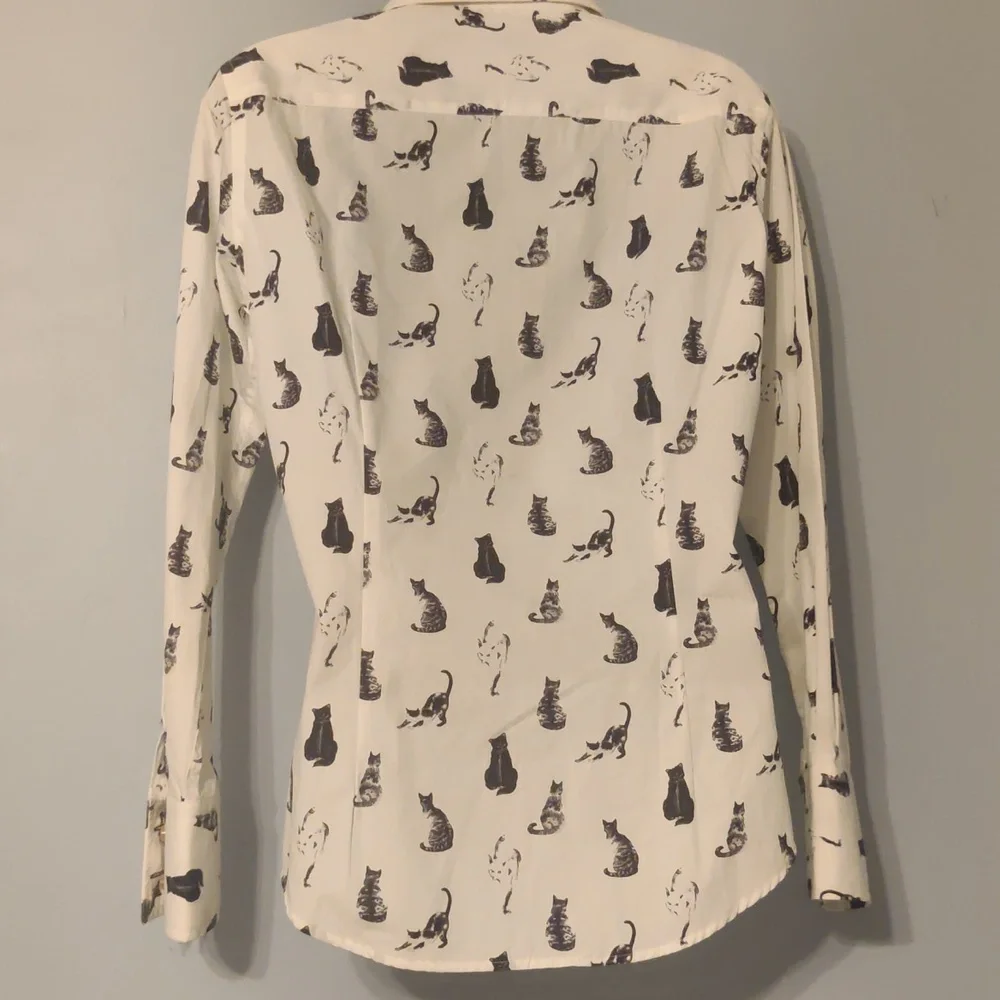 😺Cotton DOuX Women Cats Shirt - Picture 4 of 11